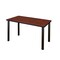 Kee Regency Kee 48 x 24 in. Training Seminar Table- Cherry Top, Black Legs MT4824CHBPBK - alternate 1